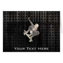 Skateboarding; Cool Black Cards