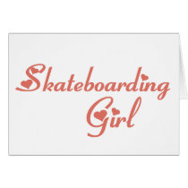 Skateboarding Greeting Card
