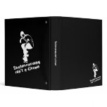 Skateboarding isn't a Crime 3 Ring Binder