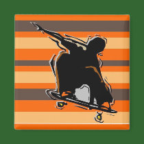 skateboarding magnet