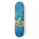 Skateboarding Mermaid skateboard by skategear Skateboarding Mermaid skateboard