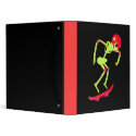 Skateboarding Skeleton Binder binder