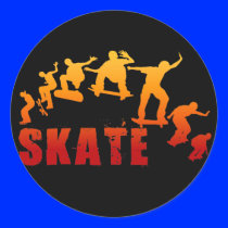 Skateboarding stickers