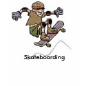 Skateboarding tee shirt by iDionb Skateboarding tee shirt