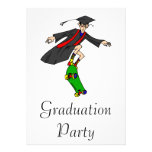 Skateboarding to graduation invites