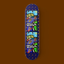 Skateboarding Wheatens