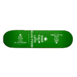 [Cutlery and plate] keep calm and love gujju food!!  Skateboards