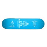 [Crown] keep calm and love man city  Skateboards
