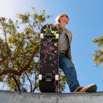 Skateboards - cool, bright rainbow abstract