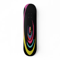 Skateboards - cool, retro rainbow swirls