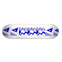 Skateboards with abstract graphics 11
