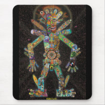 Skatebotron the Giant Robot mousepads by ChrisDyer Skatebotron the Giant Robot mousepads