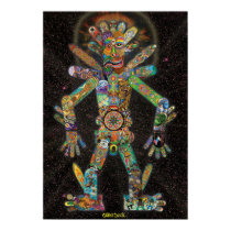 Skatebotron the Giant Robot posters