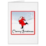 SkateChick Santa Card