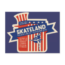 Skateland Cleveland Rollerskating postcards