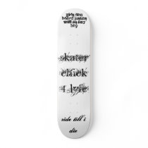 skater chick 4 lyfe skate decks