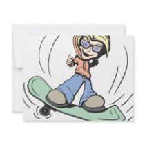 Skater! Customizable! invitations by Joee3030 Skater! Customizable! invitations