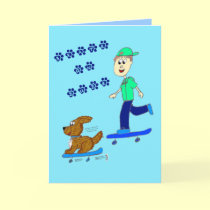 Skater doggy cards