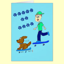 Skater doggy cards
