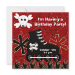 Skater Dude Birthday Party Invitation