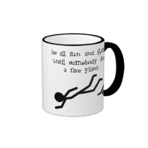 Skater Faceplant Coffee Mugs