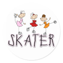 Skater Girl Stick Figures Sticker by stick_figures Skater Girl Stick Figures Sticker