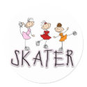 Skater Girl stickers by toddlersplace Skater Girl stickers