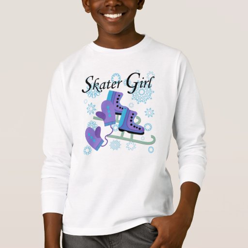 Skater Girl TShirt Zazzle