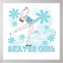 Skater Girl Tshirts and Gifts Poster