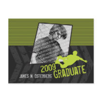 Skater Graduation Announcement Invitation Postcard