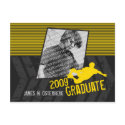 Skater Graduation Announcement Invitation Postcard