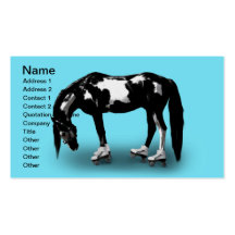 Skater Horse Business Card Templates