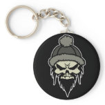 Skater Skull Keychain