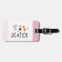Skater T-shirts and Gifts Tag For Bags