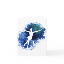 Skaters Blue Background cards