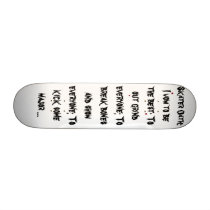 Skaters Oath: Skateboard Decks