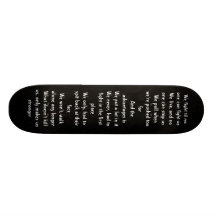 skaters way skate board deck