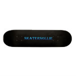 skatersollie blue skateboard deck
