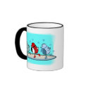 Skating Birdies mugs
