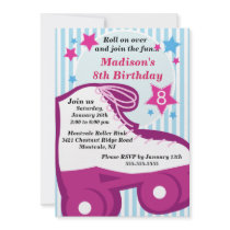 Skating Birthday Party Invitation