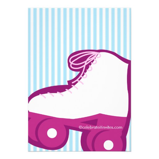 Skating Birthday Party Invitation