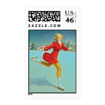 skating girl postage by ljrounds skating girl postage