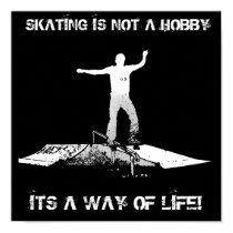 SKATING IS NOT A HOBBY posters by twistedgem71 SKATING IS NOT A HOBBY posters