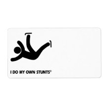 Skating My Own Stunts® Custom Shipping Labels