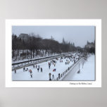 Skating on the Rideau Canal Print