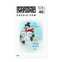 Skating on Thin Ice postage