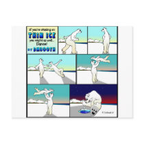 SKATING_ON_THIN_ICE postcards by cabinfeverdavid SKATING_ON_THIN_ICE postcards