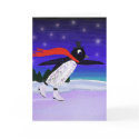 Skating Penguin cards