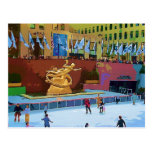 Skating Rink, Rockefeller Center, New York City Post Cards