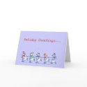 Skating snowmen cards